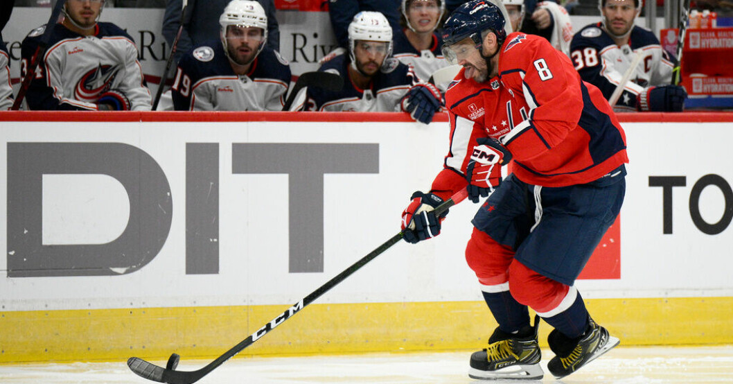 Washington Capitals Aleksandr Ovetjkin. Arkivbild. Ovetjkin tillbaka i laget efter pappans död