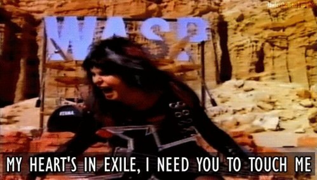 Via: <a href="http://giphy.com/gifs/wild-child-wasp-blackie-lawless-VEJ587skmxUjK" target="_blank">Giphy</a> Via: Giphy