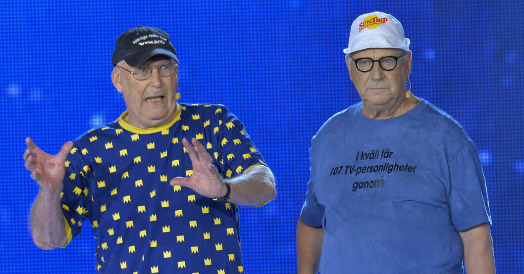 Weiron Holmberg och Sven Melander på Kristallen 2014. Weiron Holmberg och Sven Melander på Kristallen 2014.