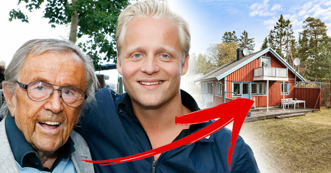 Arne Weise och Andreas Weise och familjens sommarhus