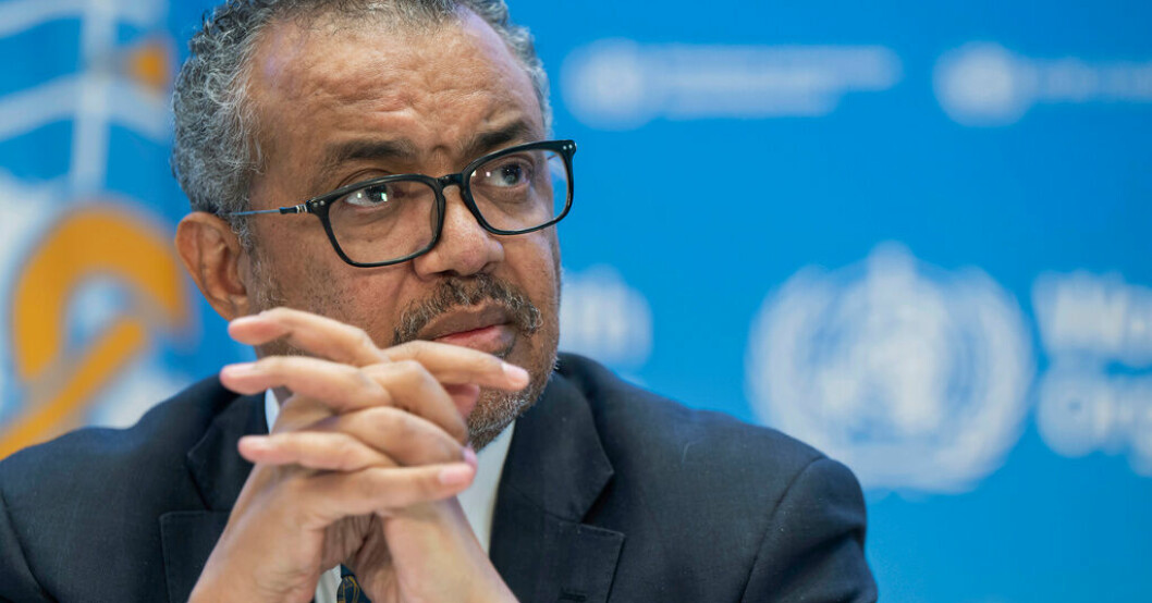 WHO:s chef Tedros Adhanom Ghebreyesus WHO fortsätter leta ursprung till covidsmitta