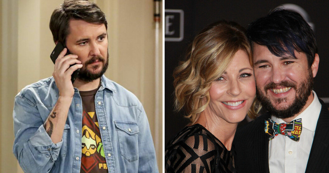 Wil i Big Bang theory och med frun Anne. Wil Wheaton i Big Bang theory och med frun Anne.