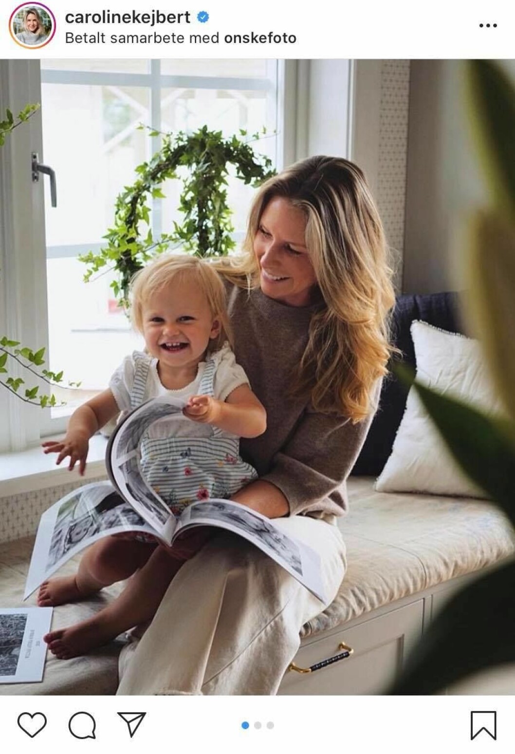 Caroline Kejbert och dottern Wilda. FOTO: Instagram Caroline Kejbert på Instagram