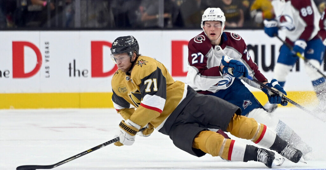 William Karlsson, med nummer 71 på armen, är nybliven pappa. Arkivbild Karlsson: "24 unika timmar"