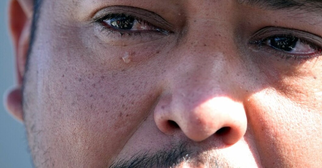Wilson Garcia miste sin fru och son i skjutningen i fredags. Grannen sköt hans familj: "Försöker vara stark"