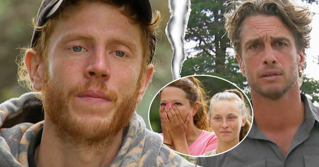 Paul Michael Wrenkler, Anders Öfvergård, Tova-Sophia Aronsson och Johanna Thorén i Robinson 2021.