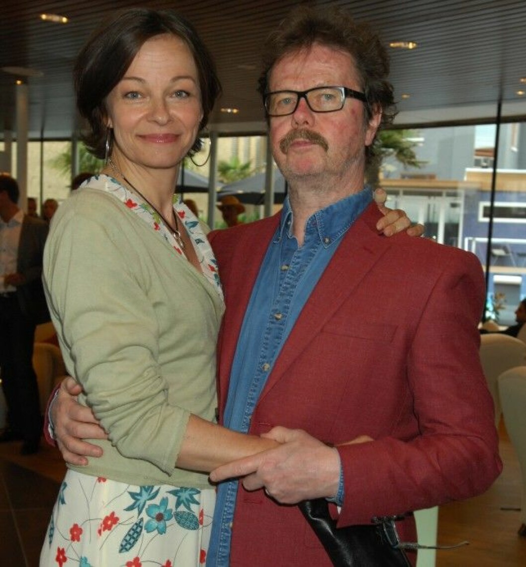 Kajsa Ernst och Göran Stangertz i Danmark, 2010. Kajsa Ernst och Göran Stangertz i Danmark, 2010.
