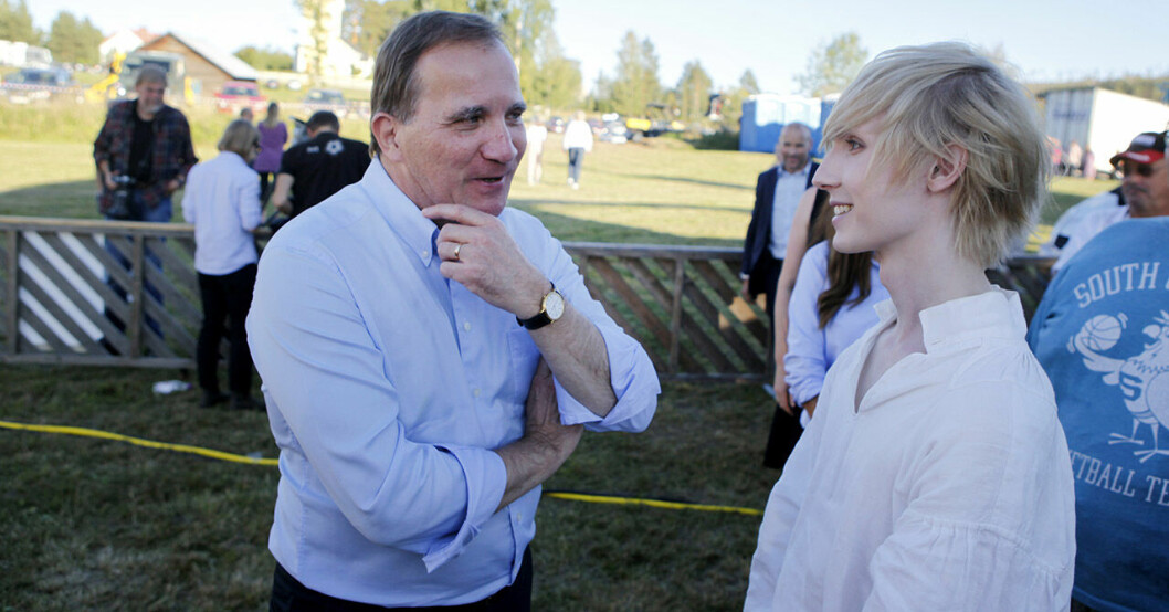Dåvarande statsminister Stefan Löfven (S) pratade med Yohio då han 2018 besökte Kårböle utanför Ljusdal där en en hyllningskonsert anordnades för att uppmärksamma och tacka alla som på något sätt arbetat med skogsbranden i området.