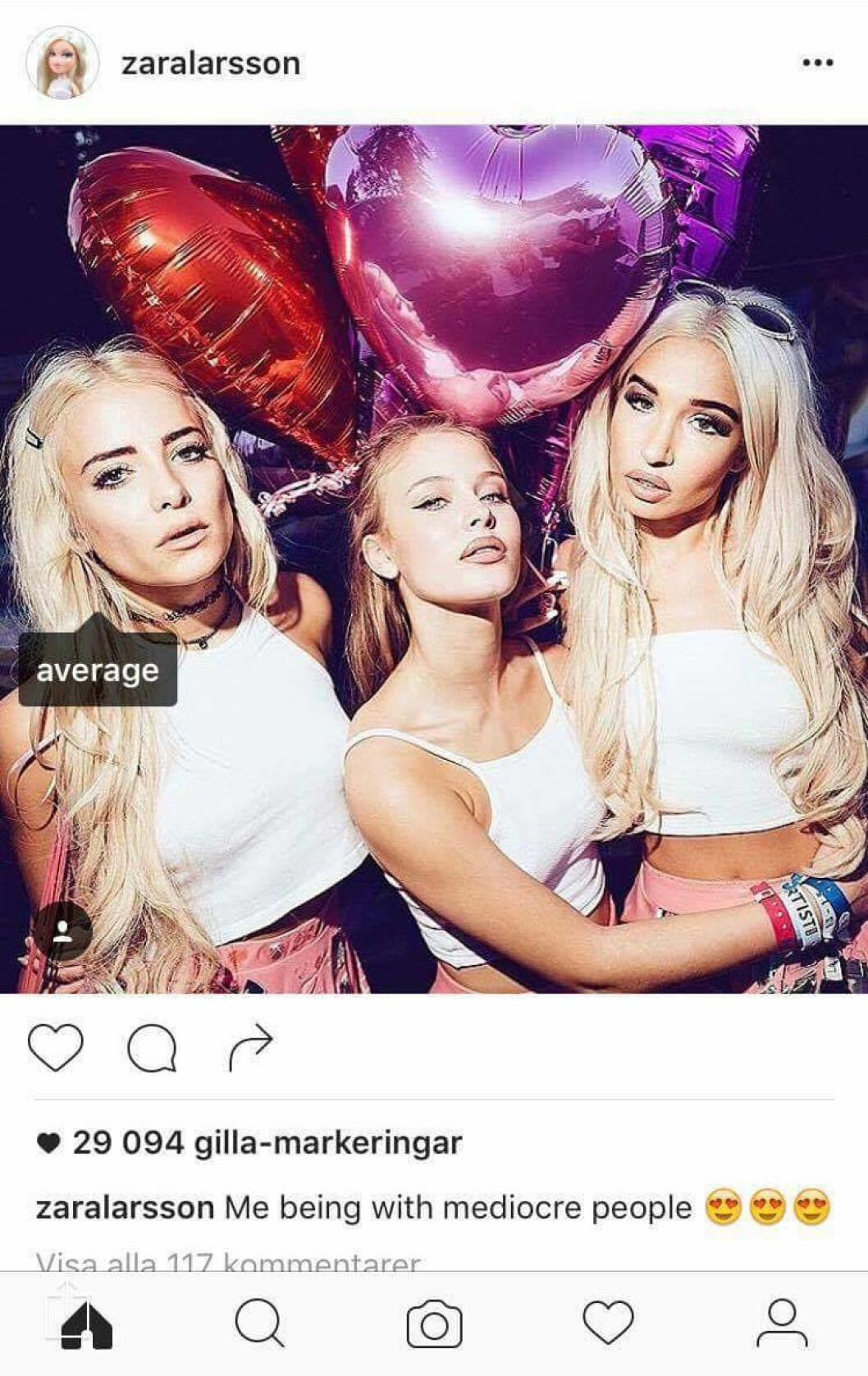 Bilden är nu borttagen från Zaras Instagram. zara-fiona-rebecca
