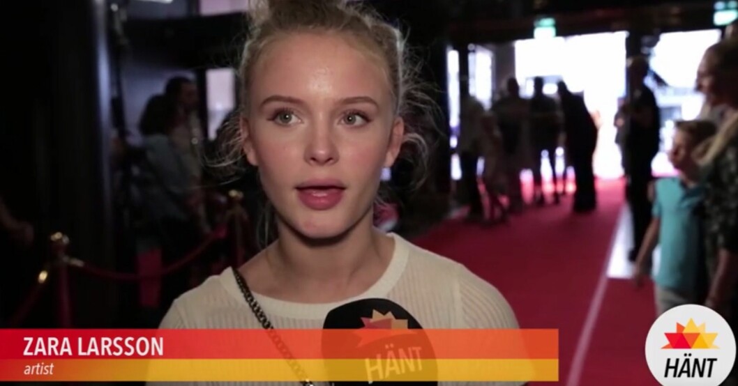 Hänt-TV fick exklusiv intervju med Zara Larsson: "Då blev jag riktigt arg"