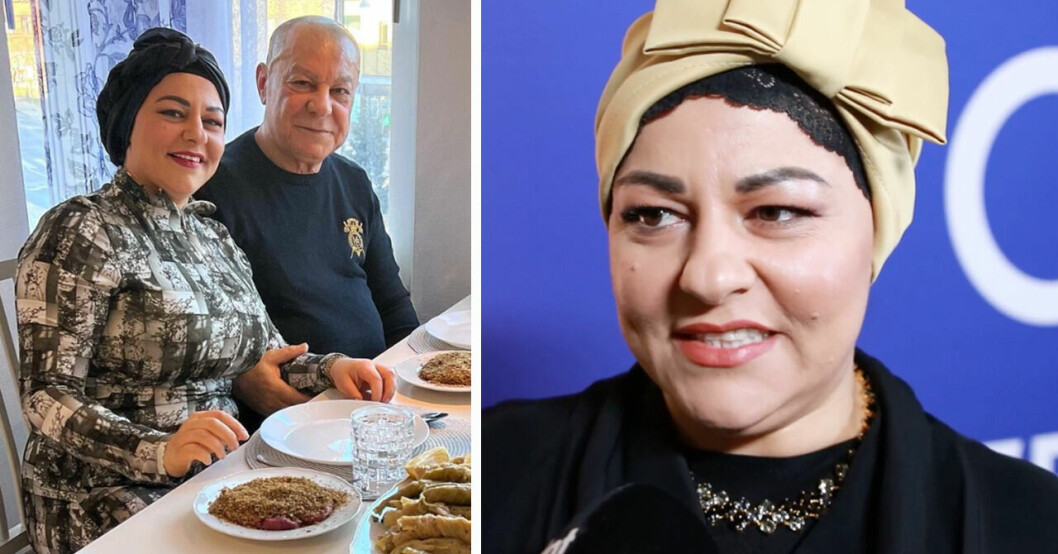 Zeina Mourtada talar om pappans cancer på Tillsammans mot cancer-galan