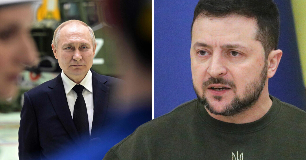 Volodymyr Zelenskyj är inte säker på om Vladimir Putin lever