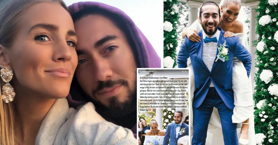 Irma Helins kärlekshyllning till maken Mika Zibanejad på 30-årsdagen