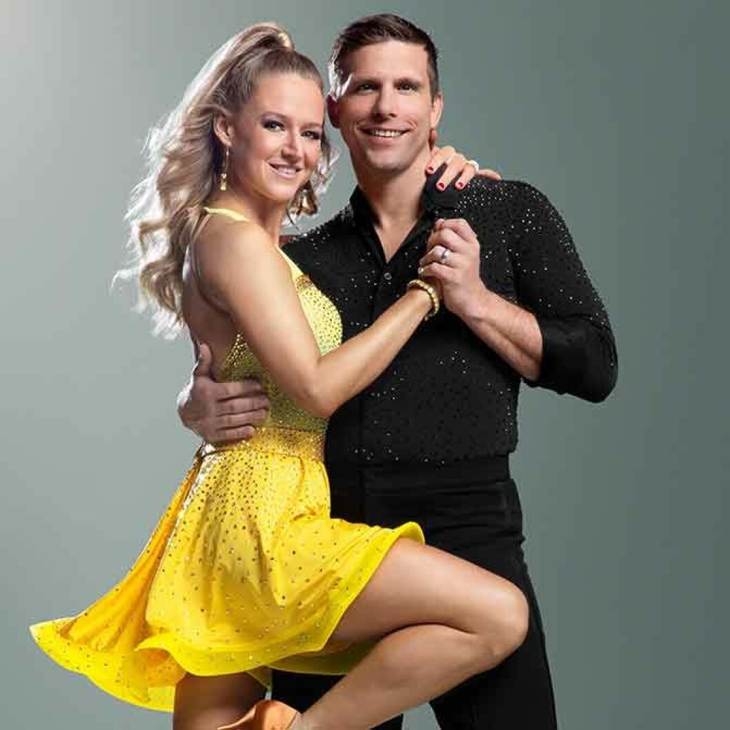 Maria Zimmerman och Anders ”Taco”Svensson dansar ihop i år. Malin Zimmerman och Anders "Taco" Svensson i Let's dance