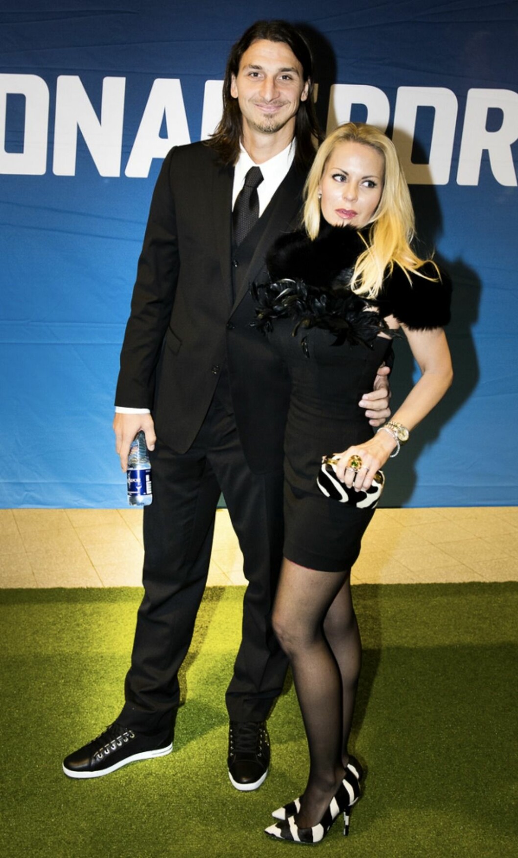 Zlatan och Helena har hållit ihop länge. Här är de på Fotbollsgalan i Globen år 2011. FOTO: NILS PETTER NILSSON/TT Zlatan Ibrahimovic och Helena Seger Fotbollsgalans röda matta 2011