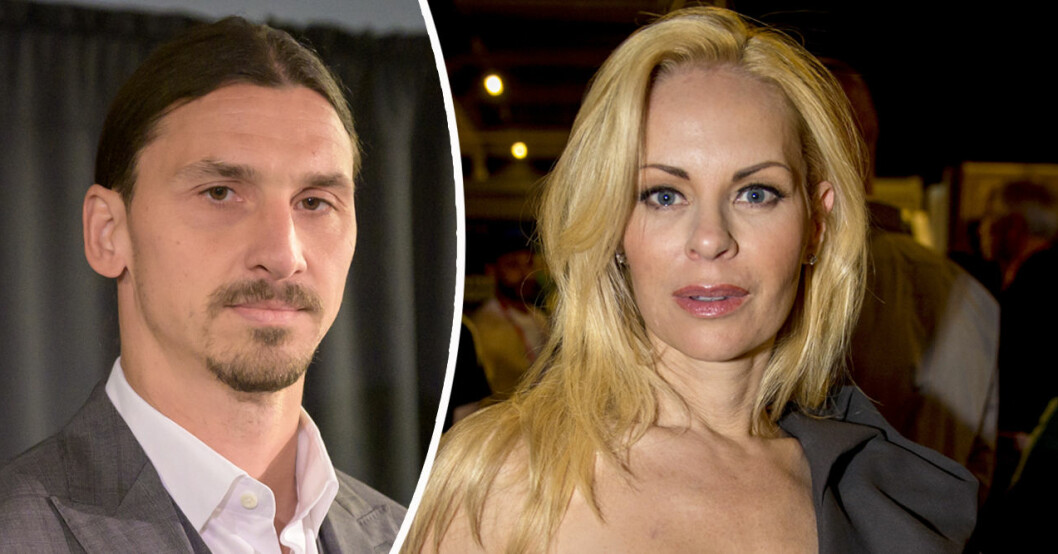 Zlatan och Helena. Zlatan Ibrahimovic och Helena Seger.
