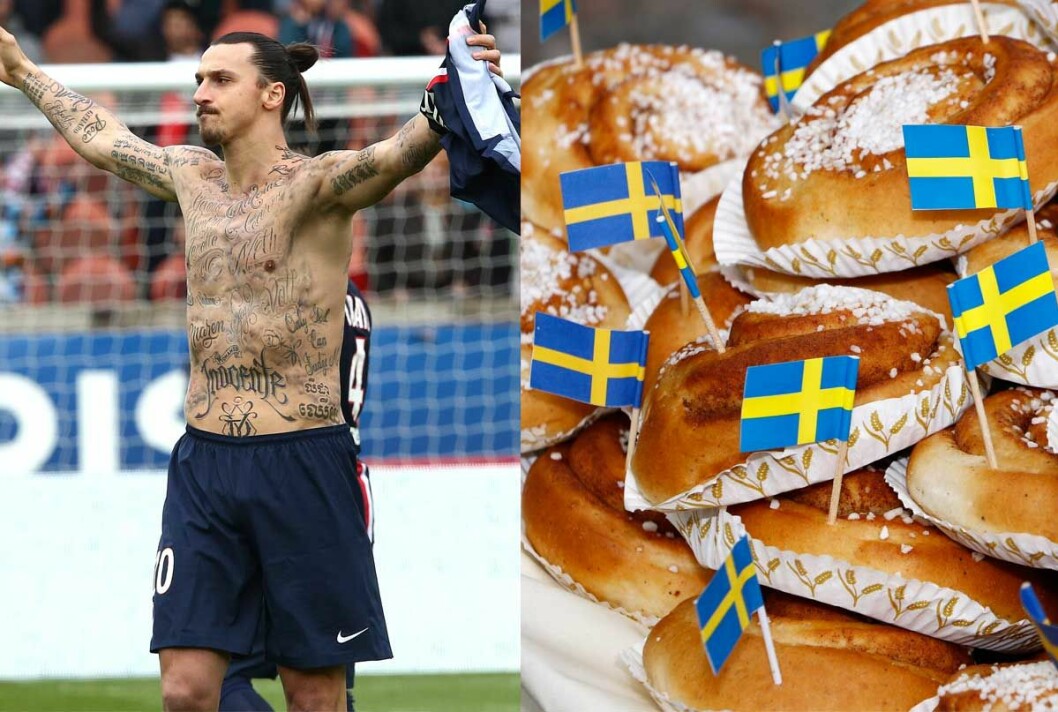 Zlatan gillar Helenas hemmabakade kanelbullar. Zlatan gillar Helenas hemmabakade kanelbullar.