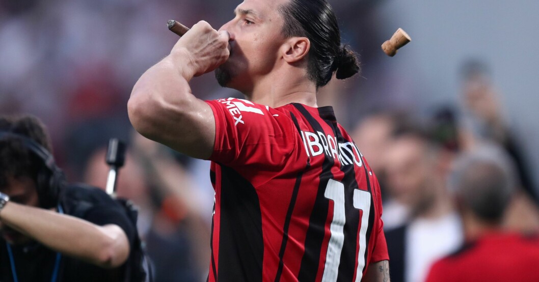 Zlatan Ibrahimovic firar titeln med Milan i våras